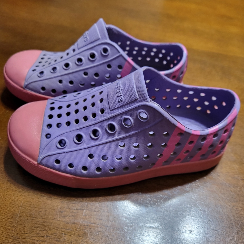 Native Kids Shoes - Lavender and Pink